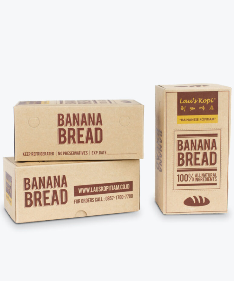 Customizable Bread Packaging Boxes