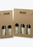 Three Wine Bottle Carriers with Insert