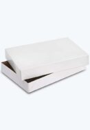 White Apparel Boxes with Lid