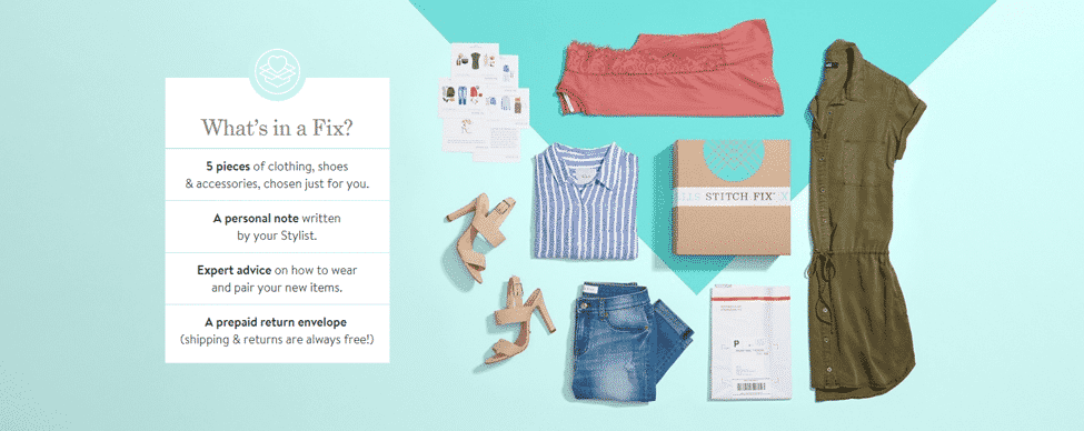 Stitch Fix Retail Printed Packaging Example